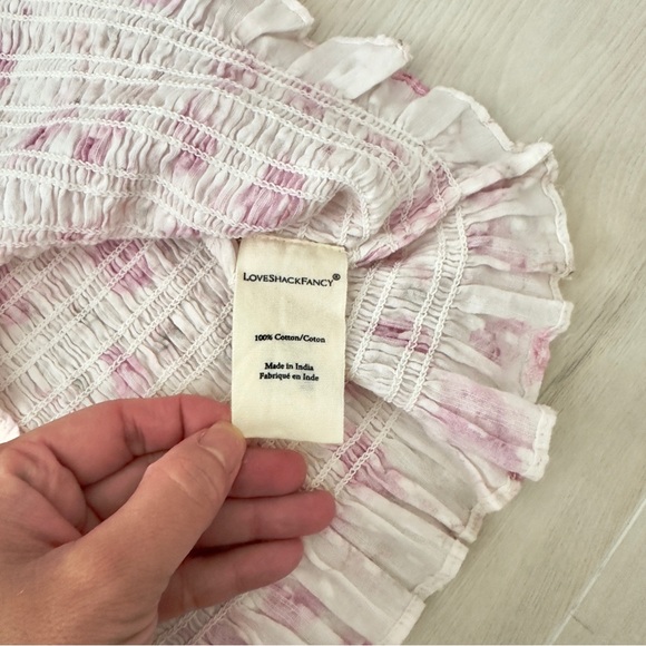 LoveShackFancy Molly Heirloom Print Top - Picture 4 of 5